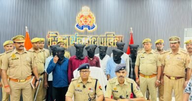 सिद्धार्थनगर में मोहाना पुलिस द्वारा गिरफ्तार किए गए आठ आरोपी