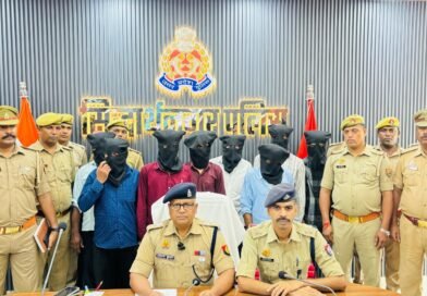 सिद्धार्थनगर में मोहाना पुलिस द्वारा गिरफ्तार किए गए आठ आरोपी